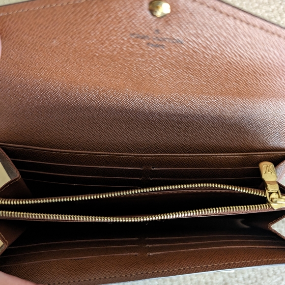 Louis Vuitton Monogram Canvas Sarah Bifold Long Wallet - Picture 5 of 7